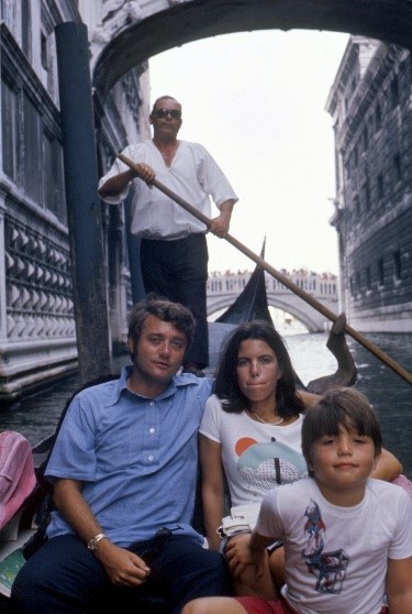 Andy & his parents Venice, Italy