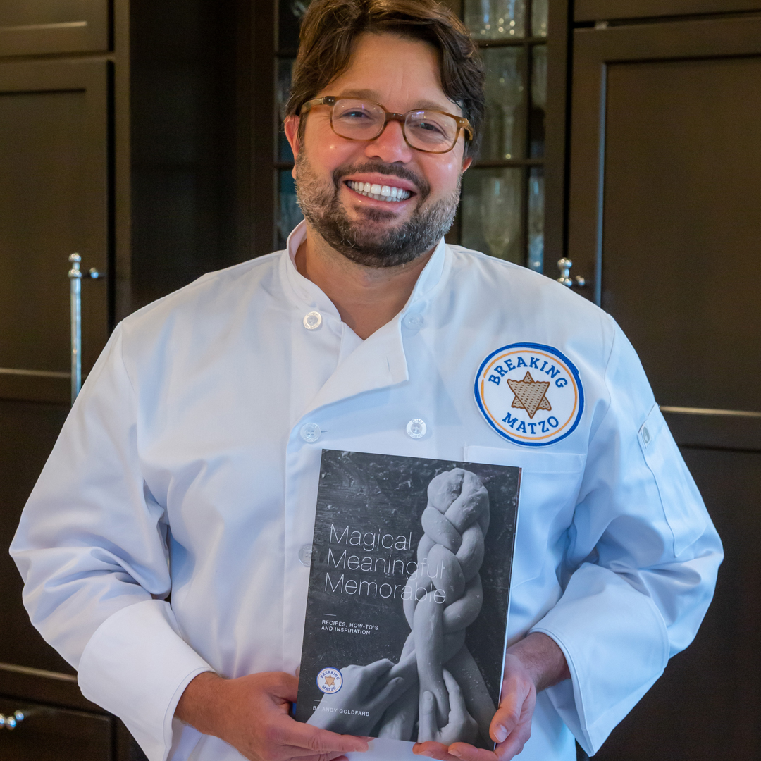 Andy with Breaking Matzo Cookbook