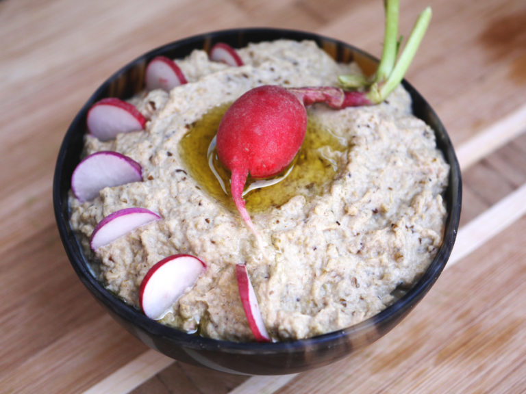 Baba Ganoush (smoky eggplant dip)