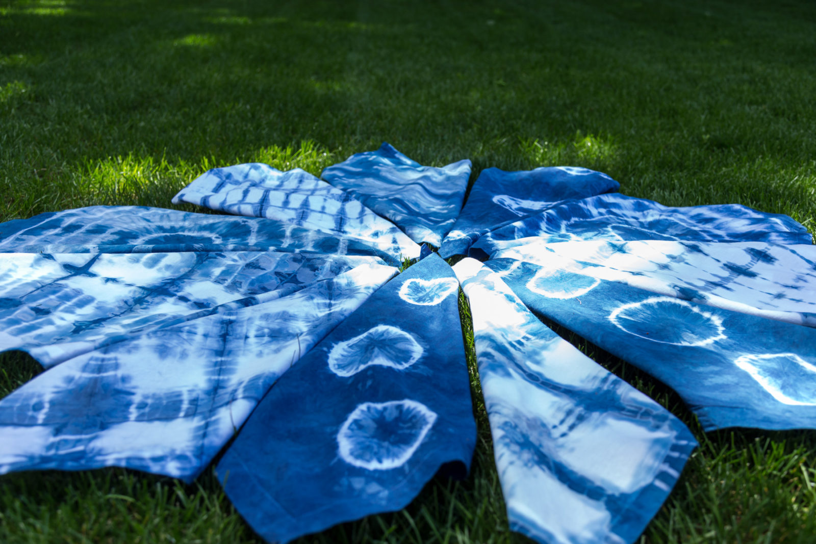 Shibori Challah Cover Step 9