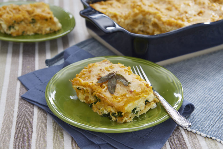 Butternut Squash Lasagna - Breaking Matzo