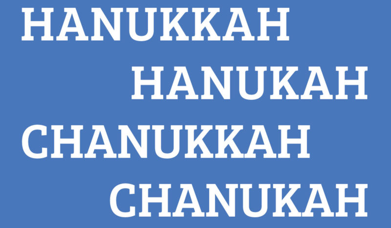 Hanukkah Family Menorah