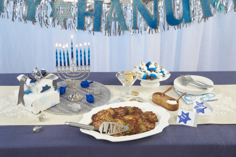 Hanukkah Table