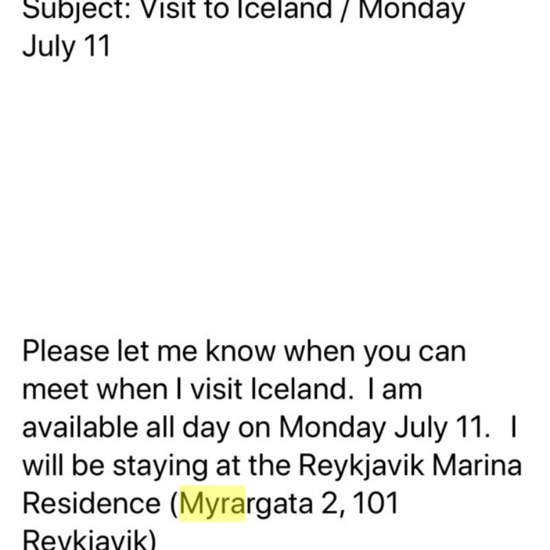 Myra Iceland