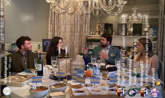 Virtual Passover Seder