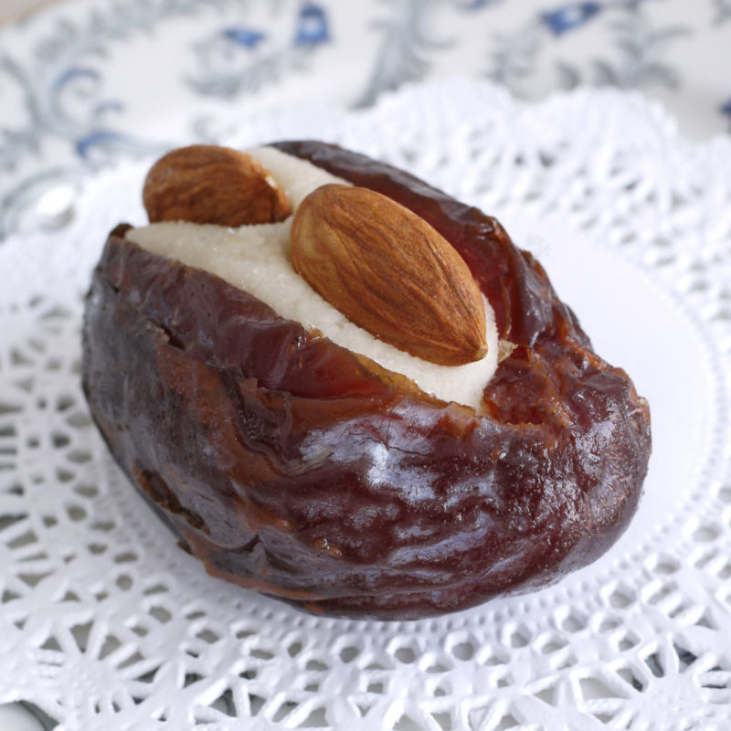 Marzipan Stuffed Dates