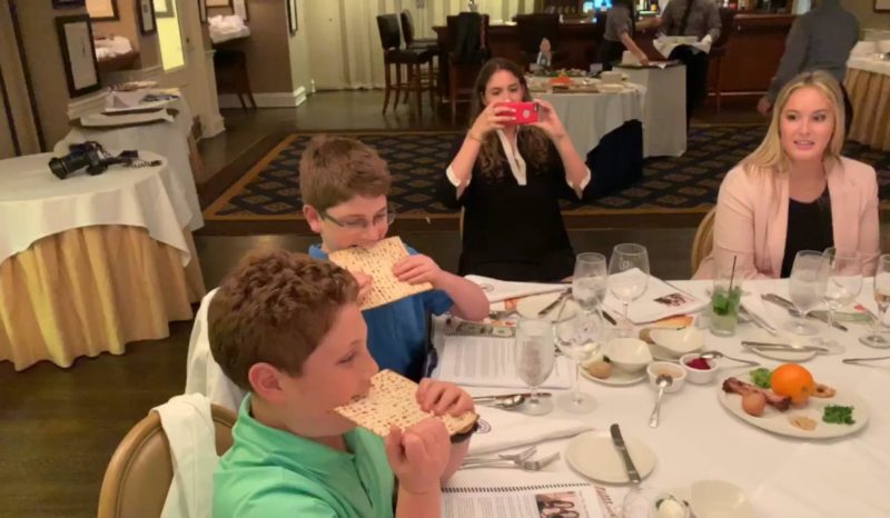 Matzo Eating Contest