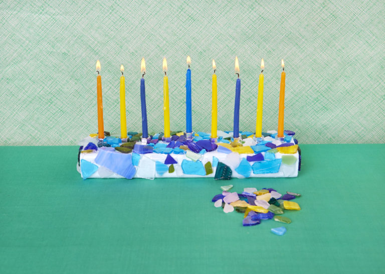 DIY Hanukkah Menorah Final