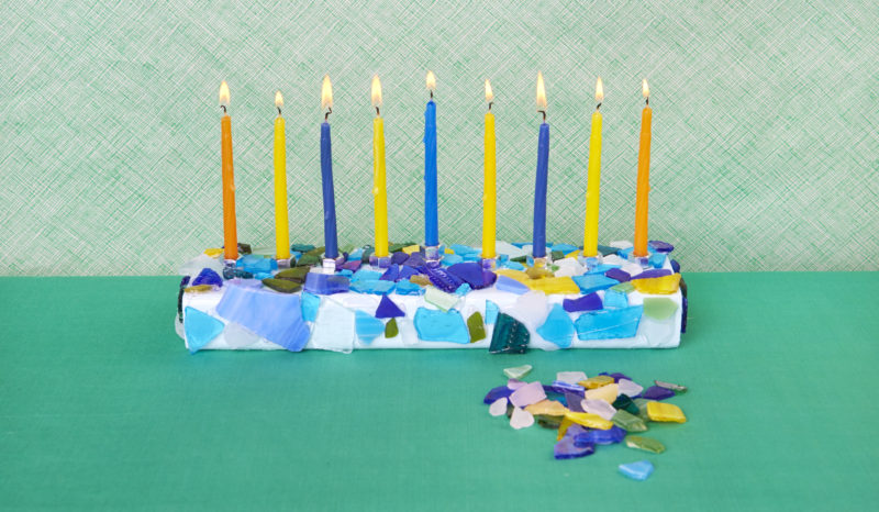 DIY Hanukkah Menorah Final