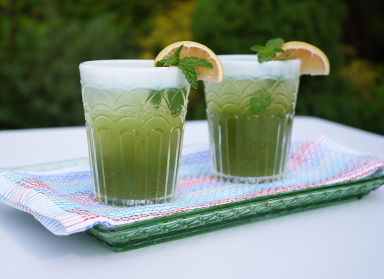 Mint & Rose Water Lemonade