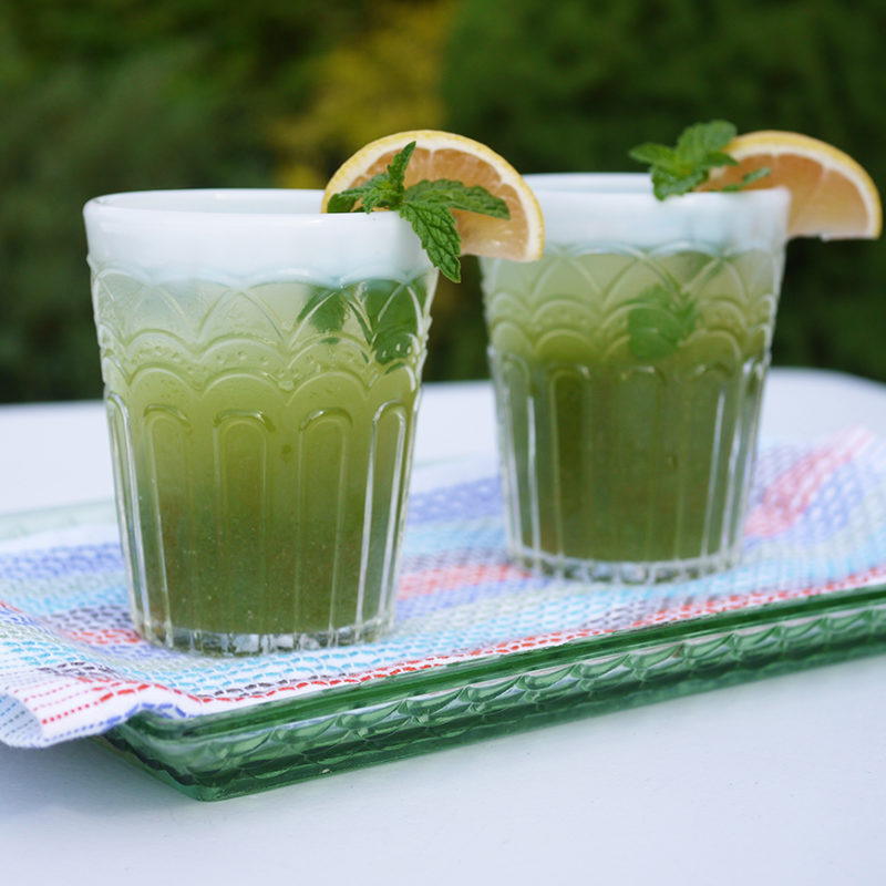 Mint & Rose Water Lemonade
