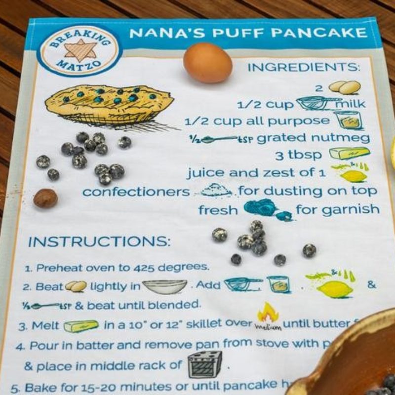 Puff Pancake Recipe Towel