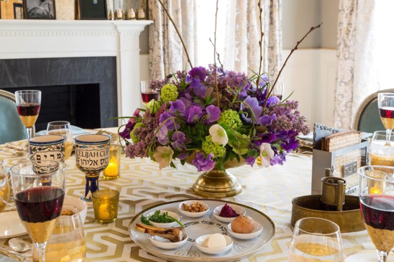 Passover Seder Table