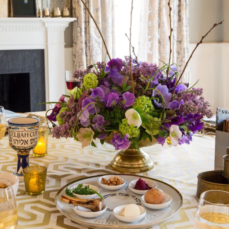 Passover Seder Table