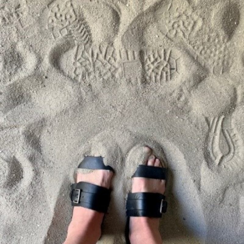 Feet in Sand