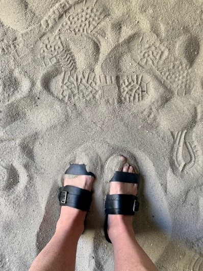 Feet in Sand