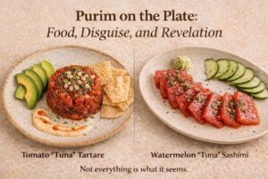 Purim on the Plate: Food, Disguise, and Revelation