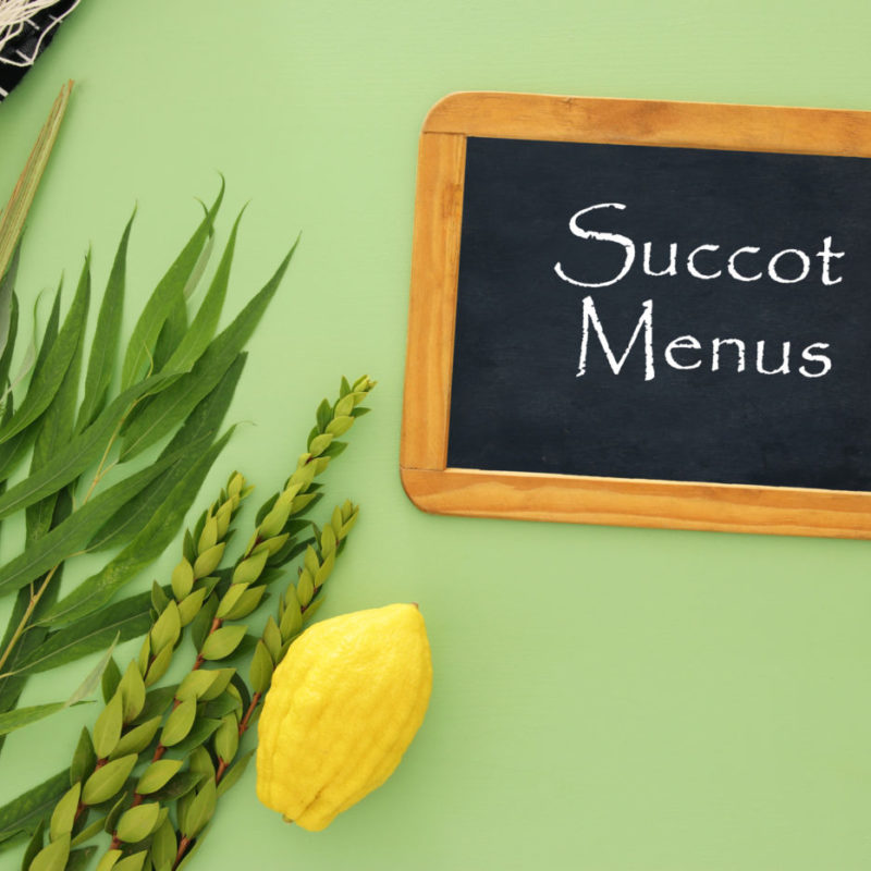 Succot Menu Chalkboard