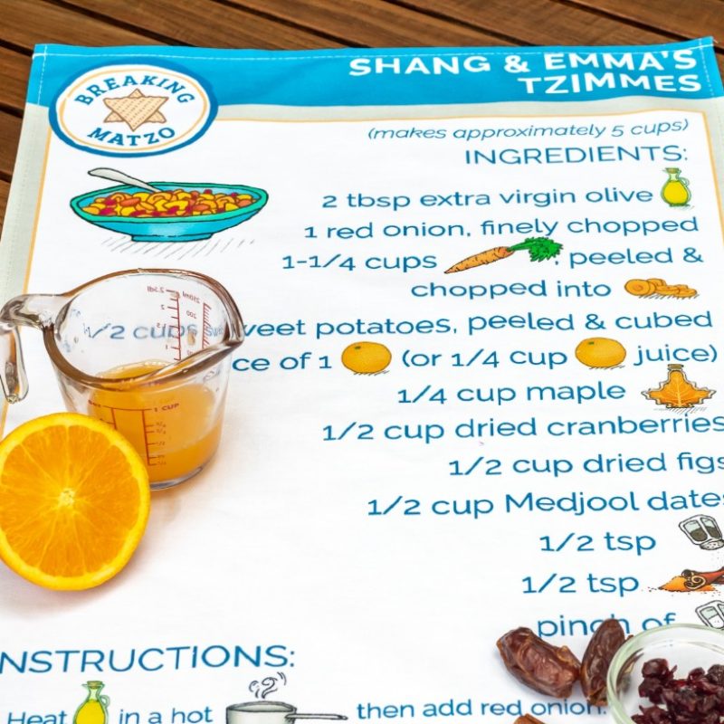Tzimmes Recipe Towel